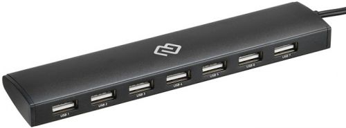 Разветвитель USB 3.1 Digma HUB-7U2.0-UC-B 7*USB 2.0, черный