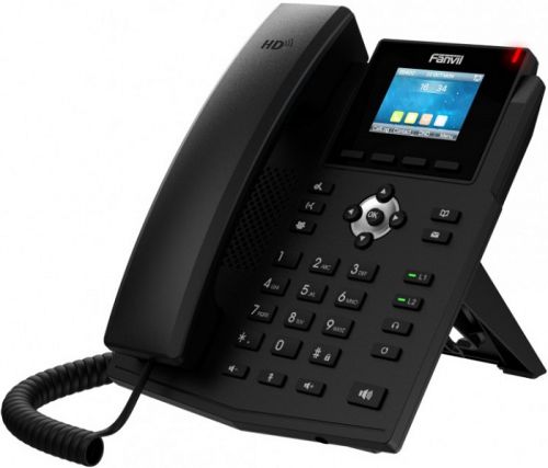 Телефон VoiceIP Fanvil X3SP Pro 2xEthernet 10/100, 4 SIP линии, HD аудио, цветной дисплей 2,4”, порт