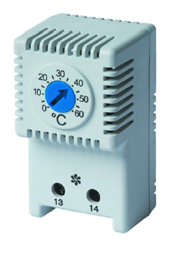Термостат DKC R5THV2 с регулируемым диапазоном температуры 0…+60°C, NO-контакт, 