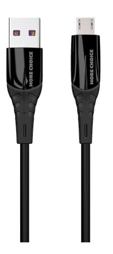 Кабель интерфейсный More Choice K32Sm USB 3.0A для micro USB силикон 1м Black, цвет черный K32Sm Black - фото 1