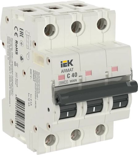 Автоматический выключатель IEK AR-M06N-3-C040