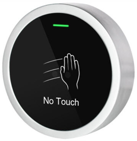 Кнопка выхода Tantos TS-NoTouch Rondo бесконтактная накладная, из цинкового сплава и пластика, дальн