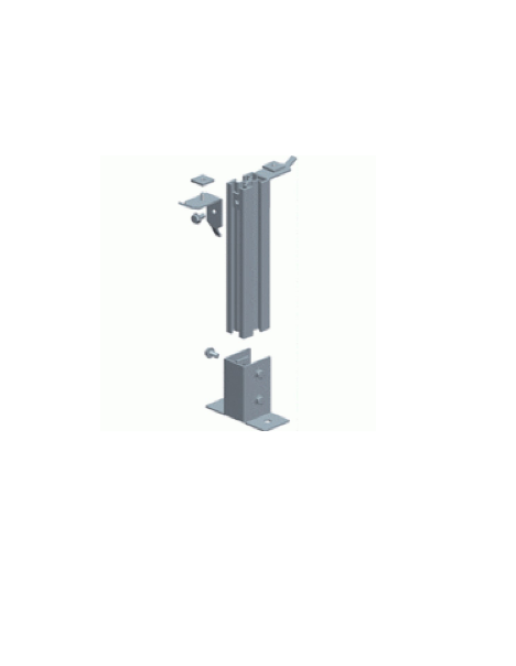Консоль Lanmaster LAN-LTA-STD напольная для алюминиевого лестничного лотка кронштейн lanmaster lan ot360 hs для оптического лотка 360 мм