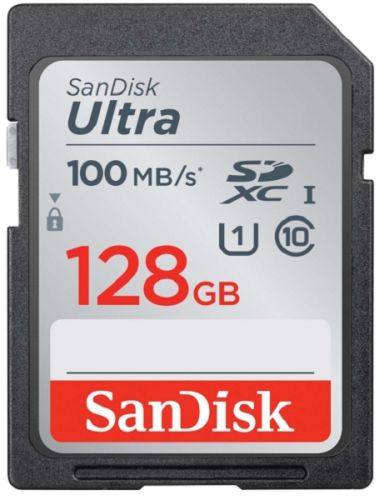 Карта памяти 128GB SanDisk SDSDUNR-128G-GN6IN Ultra SDXC class 10 UHS-I - фото 1