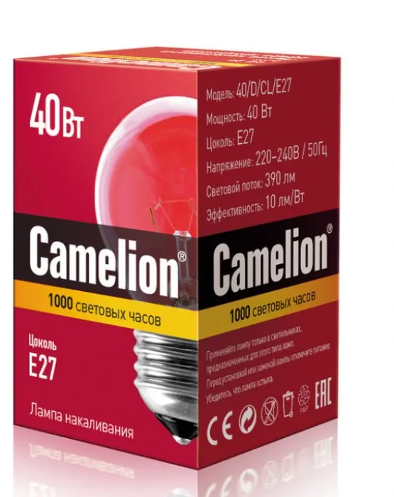 Camelion 40/D/CL/E27