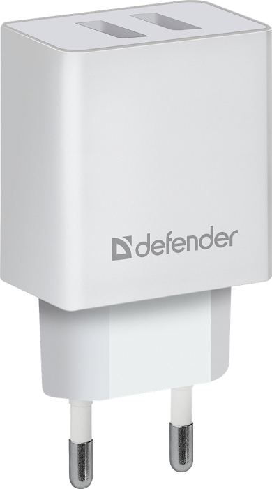 Зарядное устройство сетевое Defender UPA-22 83580 5V/2.1A 2XUSB сетевое зарядное устройство defender upa 31 белый
