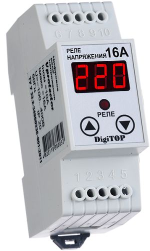 

Реле напряжения DigiTOP Vp-16A, Vp-16A