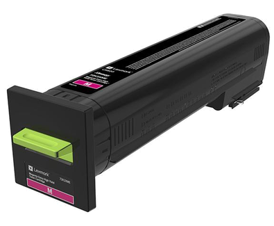 

Картридж Lexmark 72K5XME с тонером пурпурного цвета сверхвысокой емкости для организаций (22 000 стр.) для CS820, 72K5XME