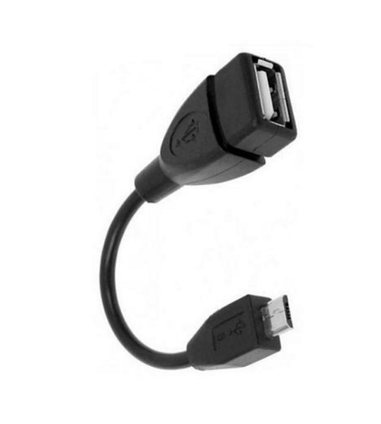 Кабель интерфейсный Rexant 18-1182 (10шт) OTG micro USB на USB шнур 0.15 м черный