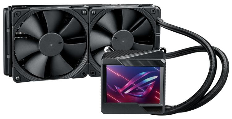 

Система охлаждения жидкостная ASUS ROG RYUJIN II 240 90RC00A0-M0UAY0 LGA1700/1200/115x/AM5/AM4/TR4 (2*120mm fan, 450-2000rpm, 71.6 CFM, 29.7 dBA), ROG RYUJIN II 240