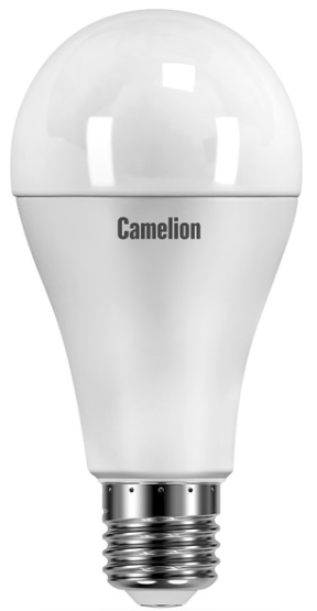 

Лампа светодиодная Camelion LED13-A60/845/E27 13Вт/100Вт, E27, 170-265В, 4500К, 1085лм, ЛОН (12046), LED13-A60/845/E27