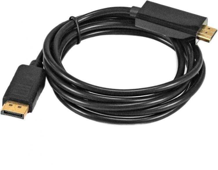 

Кабель DisplayPort-HDMI Exegate EX-CC-DP-HDMI-2.0 EX294710RUS (20M/19M, 2м, экран), EX-CC-DP-HDMI-2.0