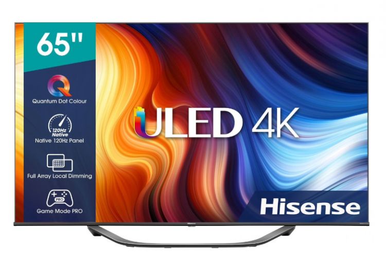 

Телевизор Hisense 65U7HQ черный, 4K UHD, 120 Гц, DVB-T, DVB-T2, DVB-C, DVB-S, DVB-S2, SMART TV, HDR, 65U7HQ