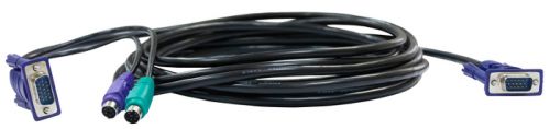 Кабель D-link DKVM-CB/1.2M/B1A 1.2м черный VGA-PS/2