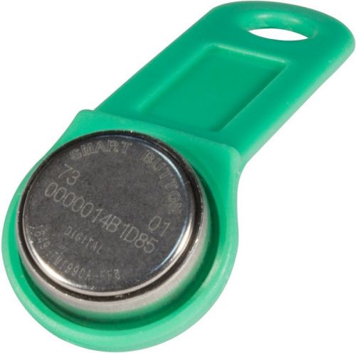 Ключ Slinex DS 1990А-F5 (зеленый) электронный Touch Memory с держателем