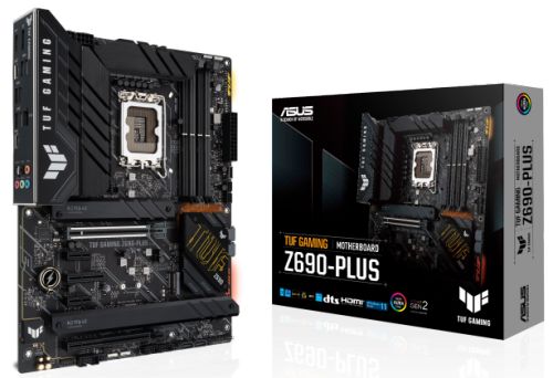 Материнская плата ATX ASUS TUF GAMING Z690-PLUS (LGA1700, 4*DDR5, 4*SATA 6G, 4*M.2, 5*PCIE, 7.1CH, 2