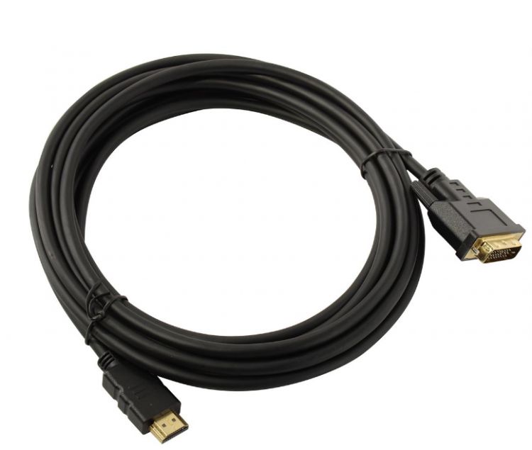 

Кабель HDMI-DVI-D Exegate EX-CC-HDMIM-DVI2M-5.0 EX294674RUS (19M/(24+1)M, dual link, 5м, позолоченные контакты), EX-CC-HDMIM-DVI2M-5.0