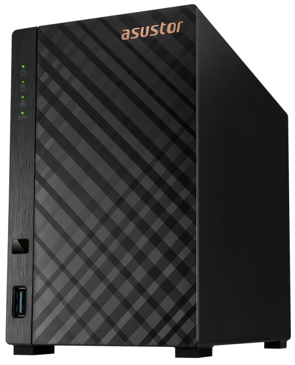 

Сетевой накопитель данных ASUSTOR AS1102T 2-Bay NAS/CPU (4Core) 1.4GHz/1GB/noHDD/LFF(HDD,SSD)/1GbE(LAN)/2*USB3.2, AS1102T