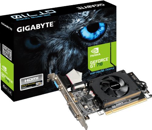 

Видеокарта PCI-E GIGABYTE GeForce GT 710, GeForce GT 710