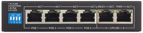 Коммутатор REDLINE RL-SW4P2 4 портовый POE