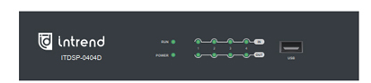 

Аудиопроцессор INTREND ITDSP-0404Dv2 цифровой, 4x4 аналоговых входов/выходов, AEC, AFS, ANC, Dante 4x4, USB-B 2x2 на задней панели, PoE, управление по, ITDSP-0404Dv2