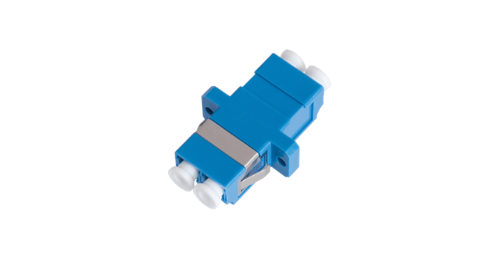Адаптер NIKOMAX NMF-OA2SM-LCU-LCU-2 волоконно-оптический, соединительный, одномодовый 9/125мкм, LC/UPC-LC/UPC, двойной, пластиковый, синий, уп-ка 2шт цена и фото