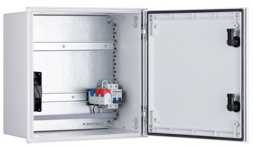 Шкаф NSGate NSP-3040H1 P304H1F0 300x400x200 комплект [1, 2] с нагревателем, без оптического кросса, цвет серый