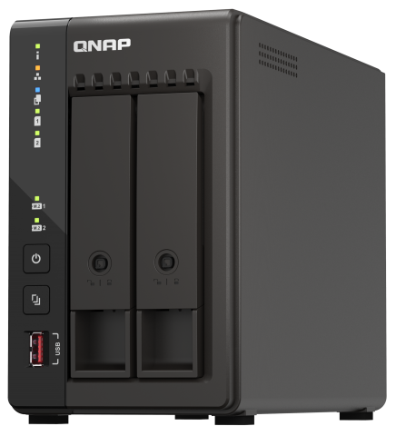 

Сетевой RAID-накопитель QNAP TS-253E-8G 2 отсека 3,5"/2,5", 2 порта 2,5 GbE BASE-T, 2 HDMI-порта. Intel Celeron J6412 2,0 ГГц (2,6 ГГц), 8 ГБ., TS-253E-8G