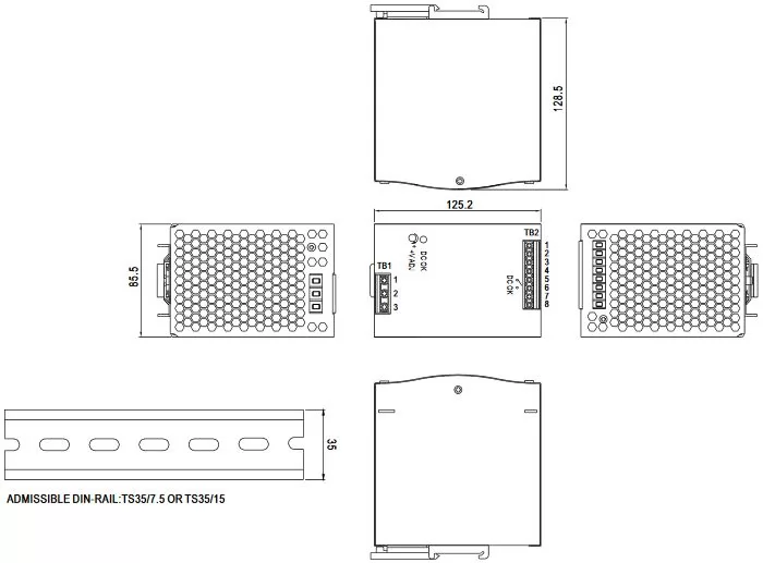 фото Mean Well SDR-480-48