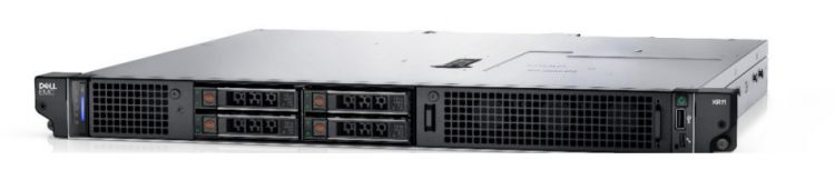 Сервер Dell PowerEdge R250 1xE-2314 1x16Gb x4 3.5 H345 LP iD9 Basic 5720 2P 1x450W w/o OS rails сервер dell poweredge r640 per640ru1 4