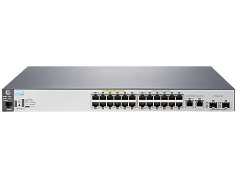 Коммутатор PoE HP J9779A (УЦЕНЕННЫЙ) 2530-24-PoE+ Switch (24 x 10/100 + 2 x SFP + 2 x 10/100/1000, Managed, L2, virtual stacking, POE+ 195W, 19") (rep