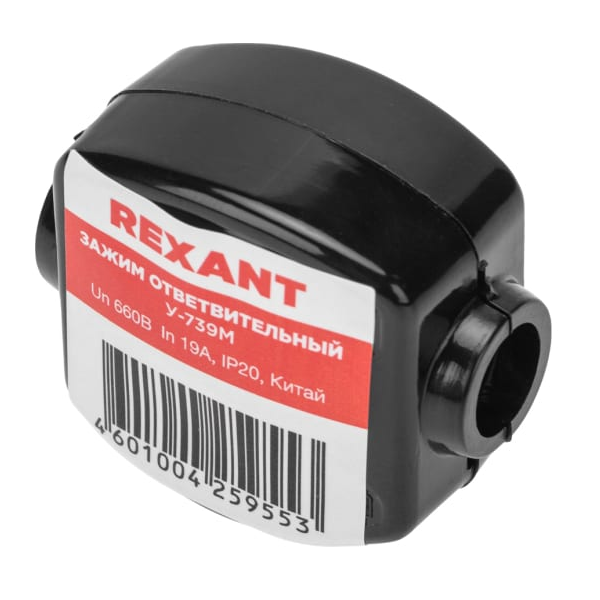 

Зажим Rexant 07-0739 ответвительный У-739М (4-10/1,5-2,5 мм2) IP20 (сжим, орех), 07-0739