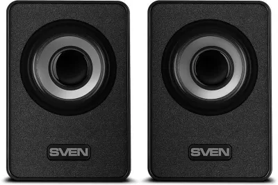 Компьютерная акустика 2.0 Sven 135 SV-020231 2*3 Вт(RMS), 100 Гц-20 КГц, USB, чёрная