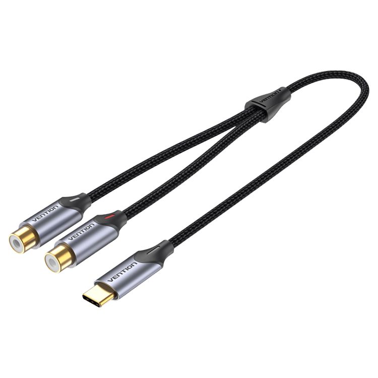 

Кабель интерфейсный Vention BGVHF USB Type C M/2RCA F - 1м, BGVHF