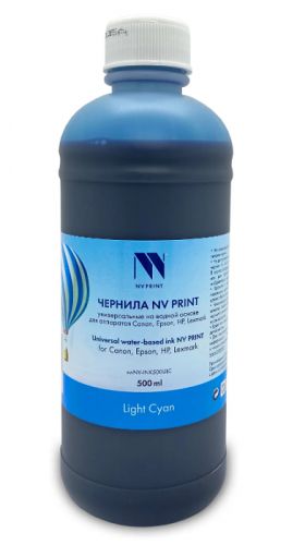 Чернила NVP NV-INK500ULC универсальные на водной основе для аппаратов Сanon/Epson/НР/Lexmark (500 ml
