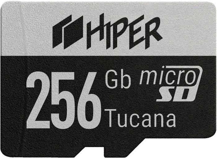 

Карта памяти 256GB HIPER Tucana HI-MSD256GU3 microSDHX, CL10 UHS-1 U3, Tucana