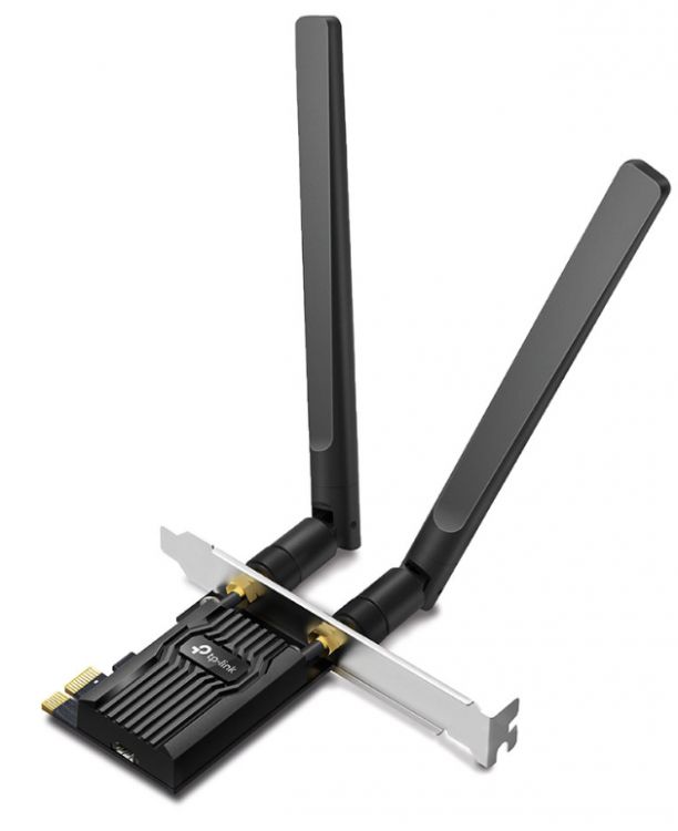 

Сетевой адаптер TP-LINK Archer TX20E двухдиапазонный PCI Express с поддержкой Wi-Fi AX1800 и Bluetooth 5.2, Archer TX20E