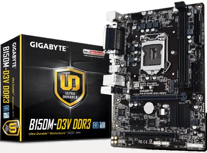 фото GIGABYTE GA-B150M-D3V DDR3