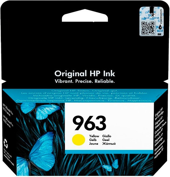 

Картридж HP 963 3JA25AE желтый (700 стр), 963