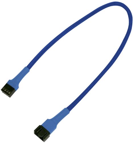 Удлинитель Nanoxia NXPWV30B 4-pin PWM, 30см, синий