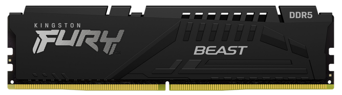 Модуль памяти DDR5 32GB Kingston FURY KF556C40BB-32 Beast black 5600MHz CL40 радиатор 1.1V, цвет черный - фото 1
