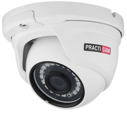 Видеокамера PRACTICAM PT-MHD1080P-MC-IR (2.8) вандалозащищённая уличная 1/2,7” сенсор 1080P с режимо, размер 1/2.7