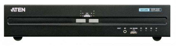 Переключатель Aten CS1142H-AT-G 2-портовый, USB, HDMI, защищенный KVM-переключатель с поддержкой Dual Display (совместим с PSS PP v3.0)