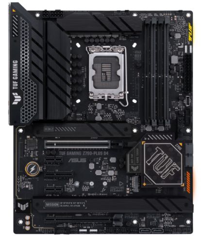 Материнская плата ATX ASUS TUF GAMING Z790-PLUS D4 90MB1CQ0-M0EAY0 (LGA1700, Z790, 4*DDR4 (5333), 4*