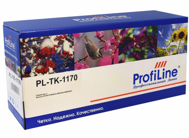 Тонер ProfiLine PL-TK-1170+chip -кит PL-TK-1170 для принтеровKyocera ECOSYS M2040dn/M2540dn/M2640idw 7200 копий (с чипом) ProfiLine