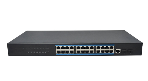 цена Коммутатор управляемый OSNOVO SW-72402/L2 (L2+) Gigabit Ethernet на 26 портов: 24 x GE (10/100/1000Base-T) + 2 x GE SFP (1000Base-X), консольный порт,
