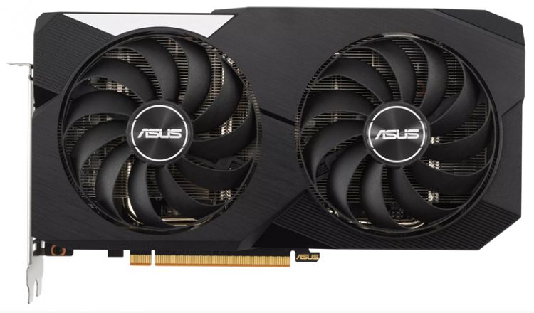 Видеокарта PCI-E ASUS Radeon RX 6600 DUAL (DUAL-RX6600-8G-V2) 8GB GDDR6 128bit 14nm 1626/14000MHz HDMI/3*DP RTL