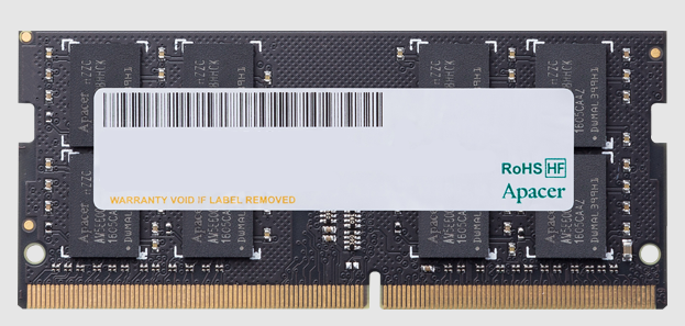 Модуль памяти SODIMM DDR4 16GB Apacer AS16GGB32CSYBGH PC4-25600 3200MHz CL22 1.2V Retail - фото 1