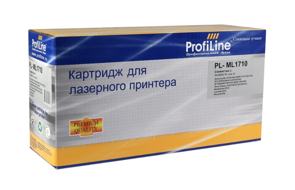 

Картридж ProfiLine PL_ML-1710D3 для Samsung ML-1510/ML-1710/ML-1710P/ML-1750/Xerox Phaser 3115/3120/3121/3130/Lexmark LaserPrinter X215 3000 копий, PL_ML-1710D3