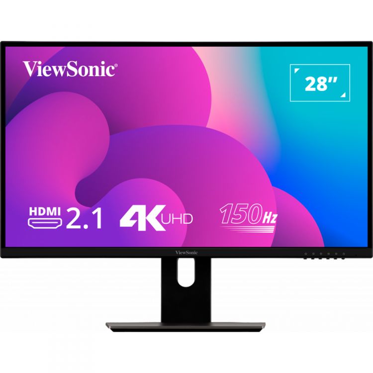 

Монитор 27.9" Viewsonic VX2882-4KP 3840x2160, IPS, 16:9, 1000:1, 300 cd/mІ, 1ms, 178°/178°, 150Hz, 2*DP, 2*HDMI, 2*USB 3.2, black, VX2882-4KP